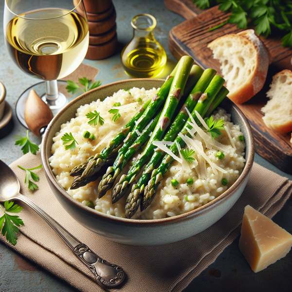 Spargelrisotto - Ein echter Gaumenfreuden