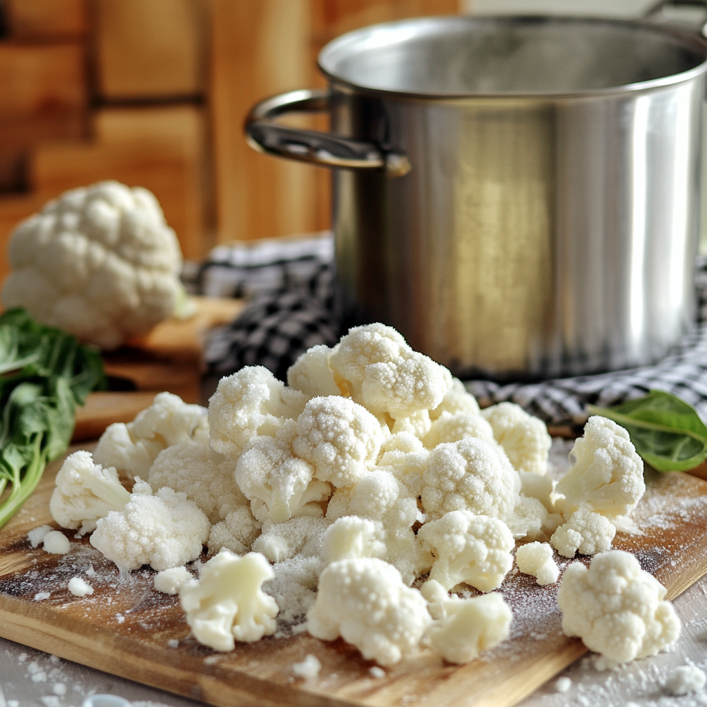 Hoe lang bevroren bloemkool koken?