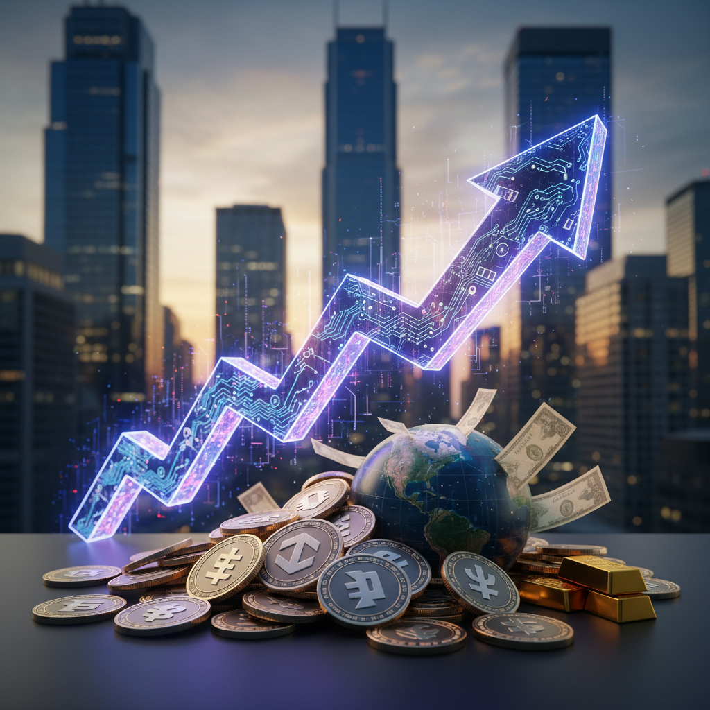 Cryptocurrency stijgt met 68% en wint flink aan marktaandeel – illustratie