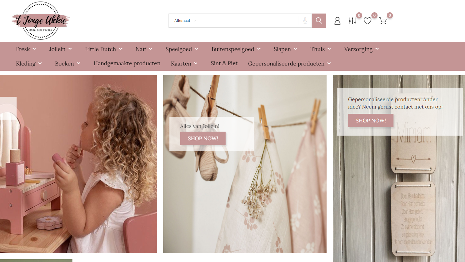 wbsite 't jonge ukkie