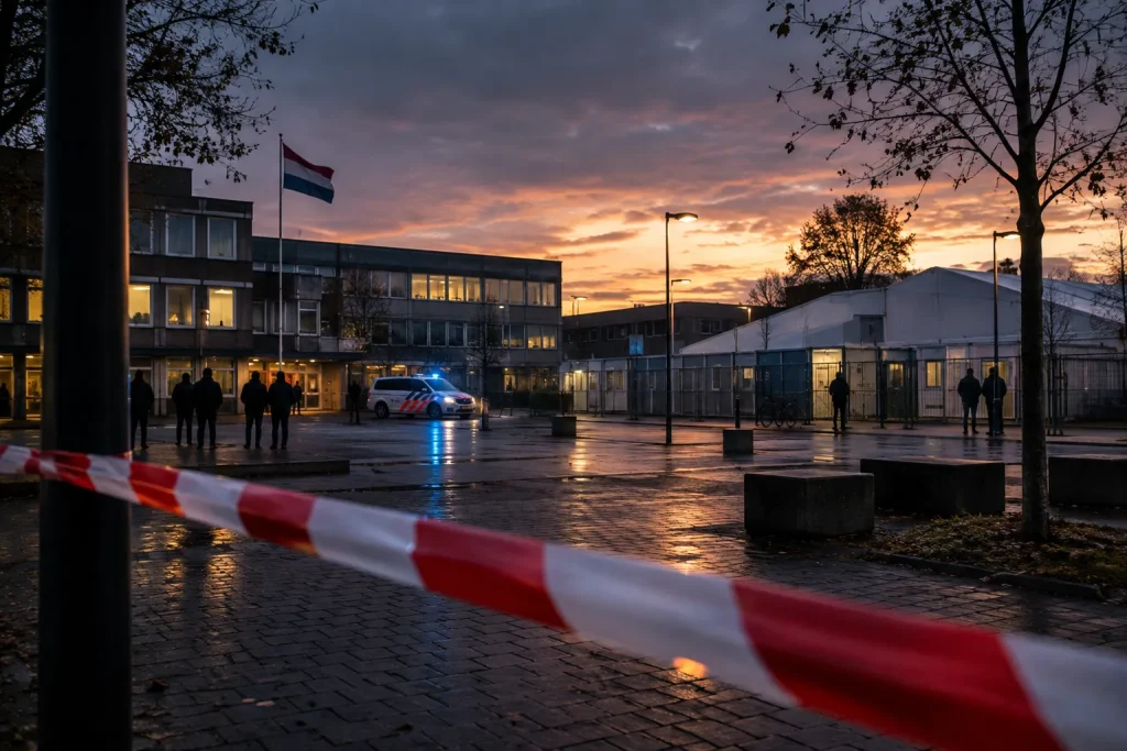 geweld bij beveiligde asielopvanglocatie